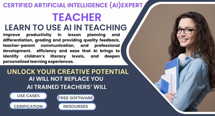 course | Certified Artificial Intelligence (AI) Expert  Teacher